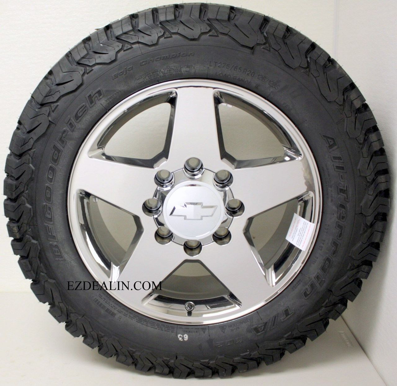 GMC 2500 3500 HD Sierra Denali 2011-2021 Chrome Eight Lug 20" Wheels