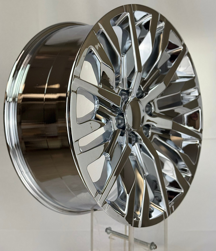 Chrome 22" Multi Spoke Wheels for GMC Sierra, Yukon, Denali - New Set of 4