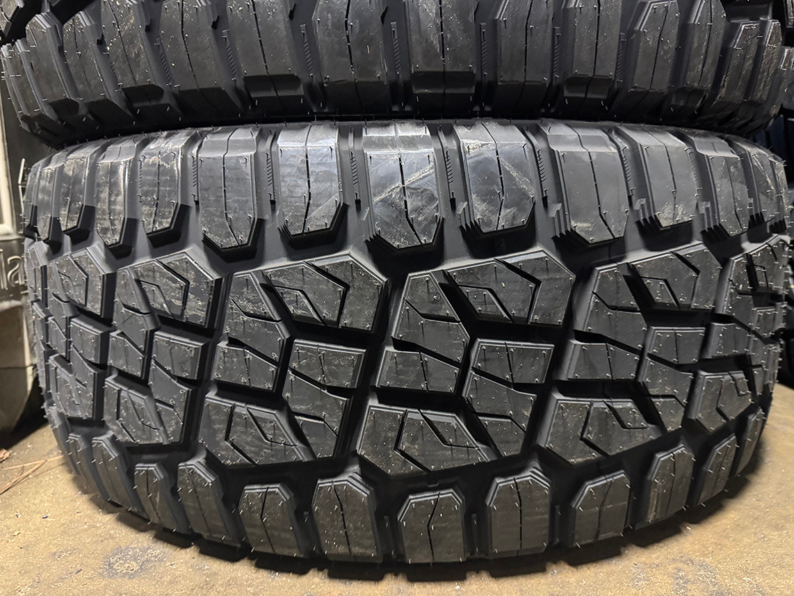 Black and Machine 24" Snowflake Wheels with 285/40R24 X/T Tires for Chevy and GMC Trucks and SUVs