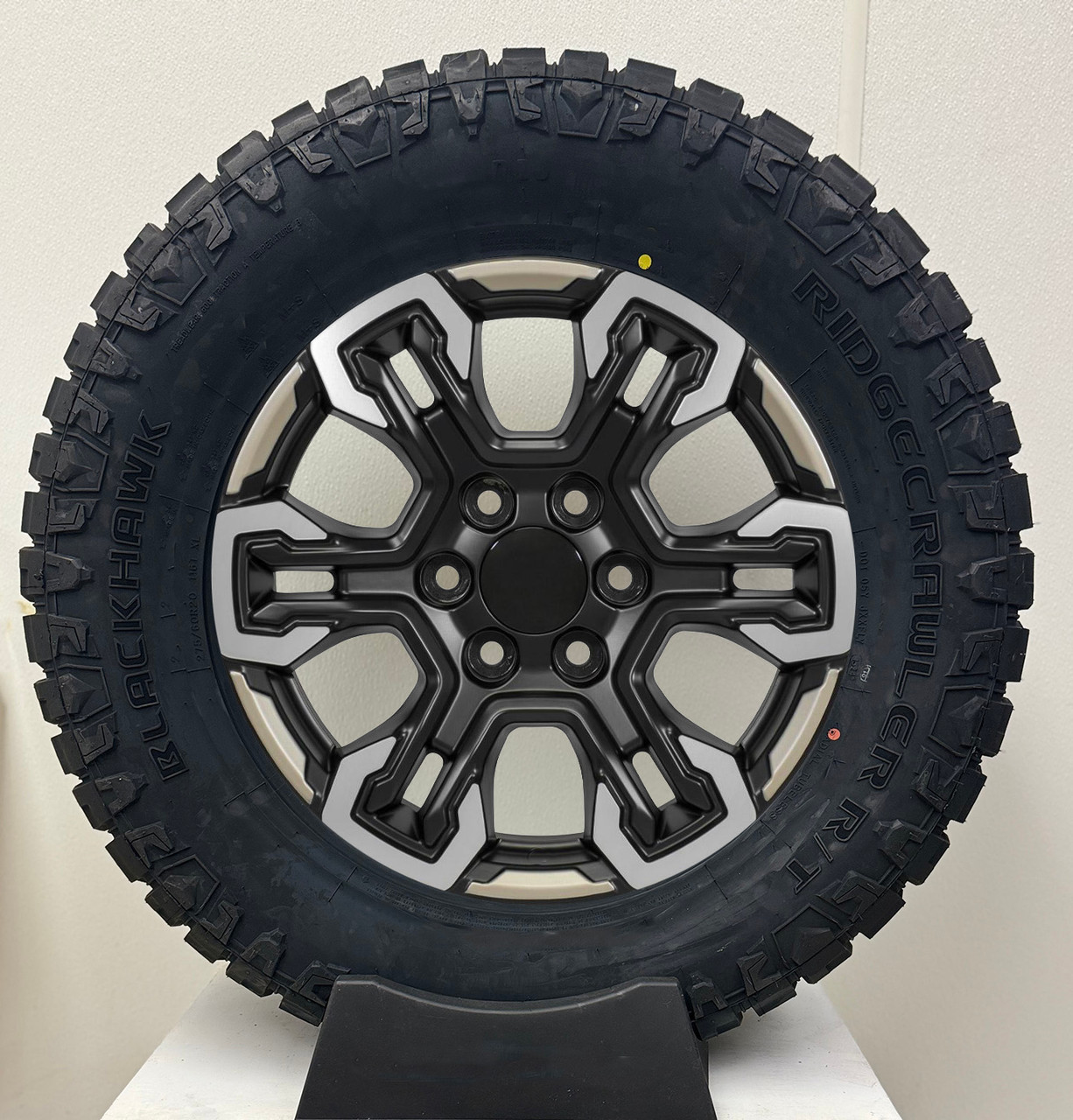 Split Spoke ZR2 style Satin Black and Machine Two Tone 18