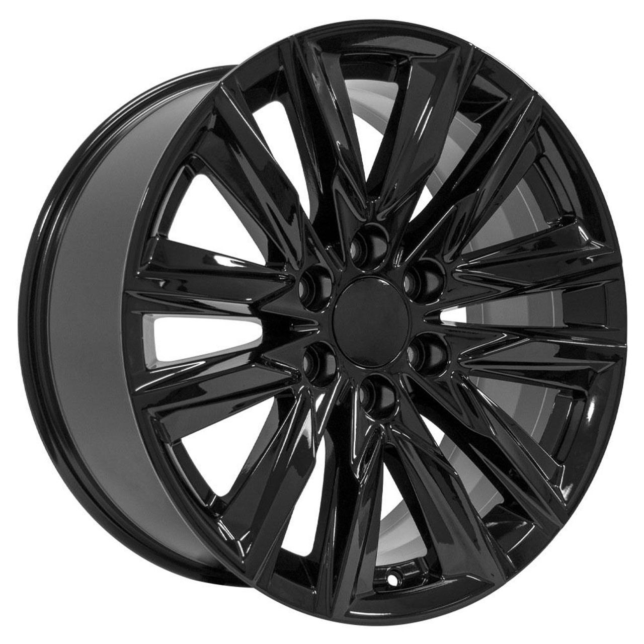 Gloss Black 20" Platinum Wheels for Chevy Silverado, Tahoe, Suburban