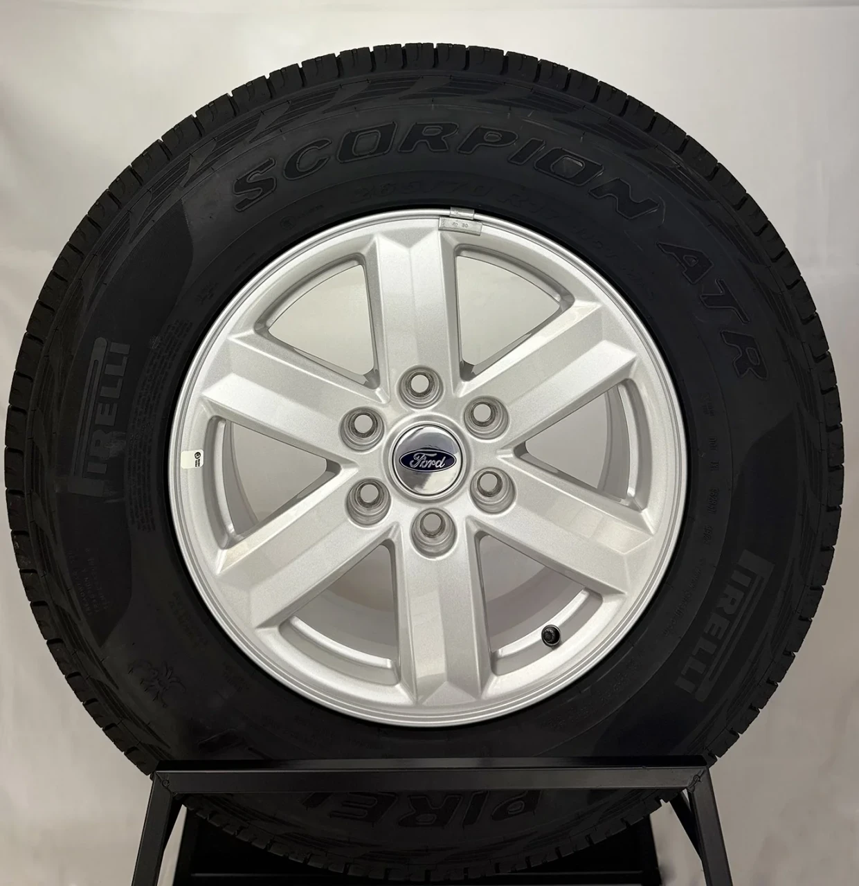 Set of Four New Takeoff Ford F150 OEM 17" Silver Wheels With Pirelli ATR Tires