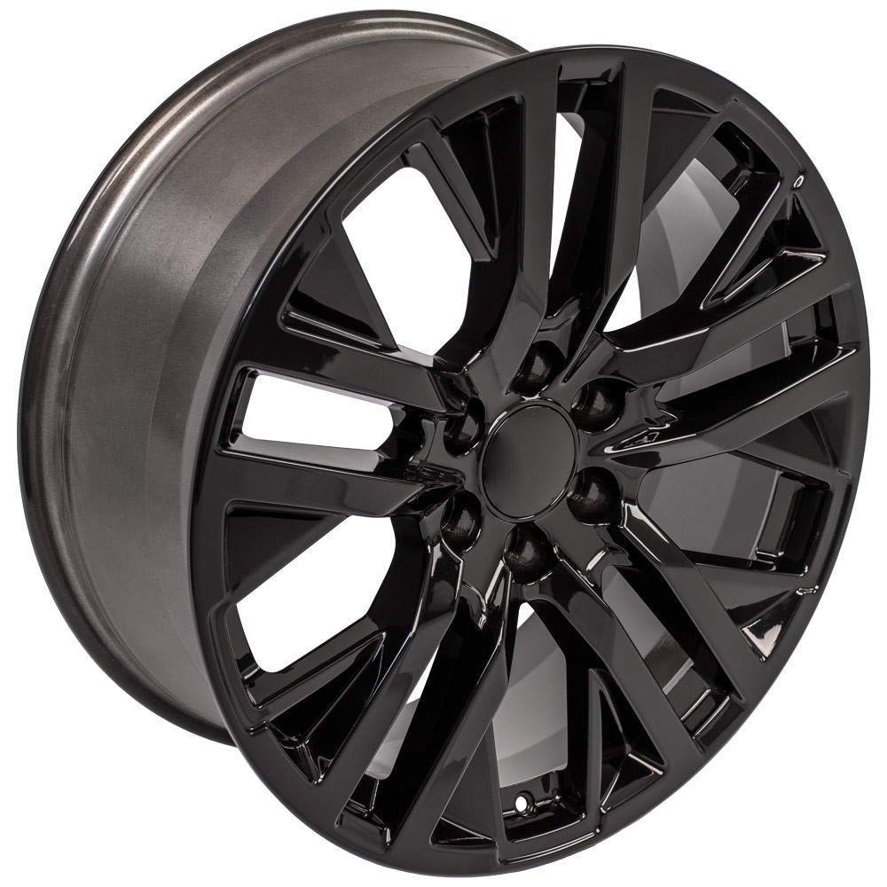 Gloss Black 22" Next Gen Sierra Wheels for Chevy Silverado, Tahoe, Suburban - New Set of 4
