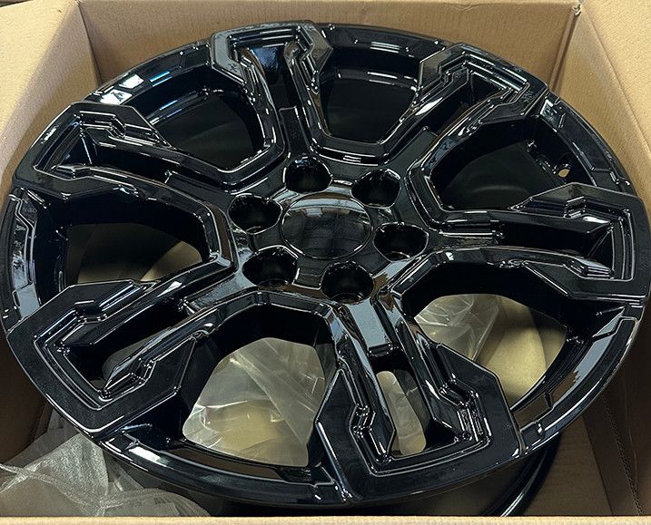 Chevy Gloss Black ZR2 Split Spoke 20