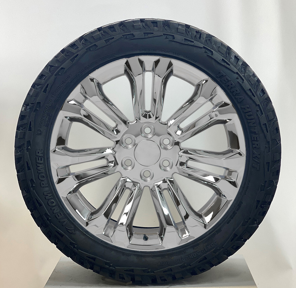 Derrickman ソウルオブシベリア　バードテールNo.5297&96 Chrome Seven Split Spoke 22