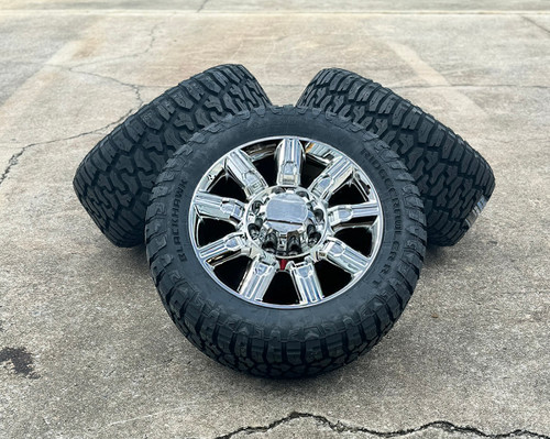 Chevy Silverado HD 2500 2011 and newer Chrome 9 Spoke 8 Lug 20