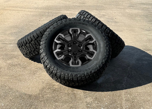 Split Spoke ZR2 style Satin Black and Machine Two Tone 18