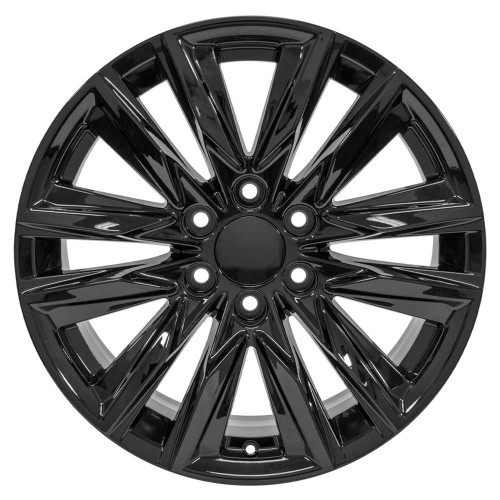 Gloss Black 20" Platinum Wheels for Chevy Silverado, Tahoe, Suburban