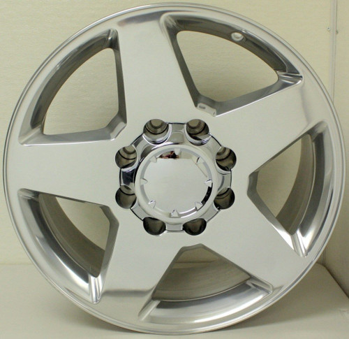 Chevy 2500 3500 Polished 20" 8 Lug 8-165 Wheels for 2001-2010