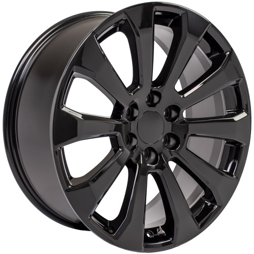 GMC Gloss Black Ten Spoke 22