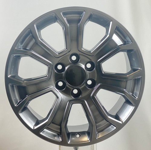 Hyper Silver 20" Seven Spoke Wheels for Chevy Silverado, Tahoe, Suburban - New Set of 4