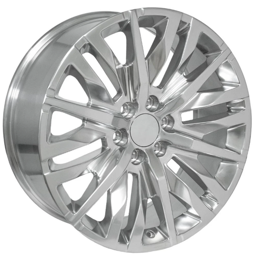 Polished 22" Multi Spoke Wheels for GMC Sierra, Yukon, Denali - New Set of 4