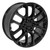 Gloss Black 22" Notched Honeycomb Wheels for Chevy Silverado, Tahoe, Suburban - New Set of 4