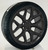 Satin Black 24" Snowflake Wheels with 295/35R24 Tires for Chevy and GMC Trucks and SUVs