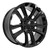 Satin Black 24" Notched RST Wheels for GMC and Chevy 1500 Trucks and SUVs