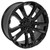 Gloss Black 24" Notched RST Wheels for GMC and Chevy 1500 Trucks and SUVs