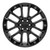 Satin Black 24" Notched Honeycomb Wheels for GMC and Chevy 1500 Trucks and SUVs