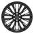 Gloss Black 24" Twelve Quarter Spoke Escalade Style Wheels for GMC, Chevy, Cadillac 1500 Trucks and SUVs