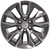 Gunmetal and Machine 22" RST Style Wheels for Chevy Silverado, Tahoe, Suburban - New Set of 4