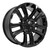Satin Black 22" Notched RST Wheels for GMC Sierra, Yukon, Denali - New Set of 4