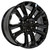 Gloss Black 22" Notched RST Wheels for Chevy Silverado, Tahoe, Suburban - New Set of 4