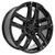 Gloss Black 22" Five Split Spoke Wheels for Chevy Silverado, Tahoe, Suburban - New Set of 4