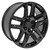 Gloss Black 22" Five Split Spoke Wheels for Chevy Silverado, Tahoe, Suburban - New Set of 4