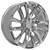 Chrome 22" Twelve Angled Spoke SSX Wheels for Chevy Silverado, Tahoe, Suburban