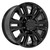 Gloss Black 20" 8 Lug 8-180 Denali Split Spoke Wheels for 2011 and newer GMC 2500 3500 - New Set of 4