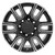 Black and Machine 20" 8 Lug 8-180 SLT Wheels for 2011 and newer Chevy 2500 3500 - New Set of 4