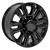 Gloss Black 20" 8 Lug 8-180 Split Spoke Wheels With 10 Ply Tires for 2011 and newer Chevy Silverado HD 2500 3500 - New Set of 4