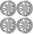 Chrome 24" Seven Split Spoke Wheels with 305/35R24 Tires for Chevy and GMC Trucks and SUVs