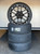 Black and Machine 24" Notched Honeycomb Wheels with 285/40R24 X/T Tires for Chevy and GMC Trucks and SUVs