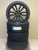 Gloss Black 24" Twelve Quarter Spoke Wheels with 295/35R24 Tires for Chevy and GMC Trucks and SUVs