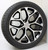 Black and Machine 22" Snowflake Wheels with Bridgestone Tires for Chevy Silverado, Tahoe, Suburban - New Set of 4