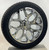 Chrome 22" Snowflake Wheels with Bridgestone Tires for Chevy Silverado, Tahoe, Suburban - New Set of 4