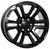 Satin Matte Black 20" Split Spoke Wheels for GMC Sierra, Yukon, Denali - New Set of 4