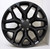 Satin Matte Black 20" Snowflake Wheels for GMC Sierra, Yukon, Denali - New Set of 4