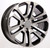 Black and Machine 22" Split Spoke Wheels for Chevy Silverado, Tahoe, Suburban - New Set of 4