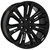 Gloss Black 22" Seven Split Spoke Wheels for Chevy Silverado, Tahoe, Suburban - New Set of 4