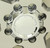 Chrome 20" 8 Lug 8-180 5 Spoke Wheels for 2011 and newer GMC 2500 3500 - New Set of 4