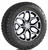 Black and Machine 20" Snowflake Wheels with BFG KO2 A/T Tires for GMC Sierra, Yukon, Denali - New Set of 4