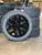 Satin Matte Black 22" Snowflake Wheels with Nitto Tires for GMC Sierra, Yukon, Denali