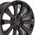 Gloss Black 22" Ten Spoke Wheels for GMC Sierra, Yukon, Denali