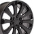 Gloss Black 22" High Country Style Ten Spoke Wheels for Chevy Silverado, Tahoe, Suburban