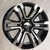 Black and Machine 22" Raised Split Spoke Wheels for 2019 and newer Dodge Ram 6 Lug 1500 Truck