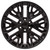 Gloss Black 22" Six Split Spoke Wheels for GMC Sierra, Yukon, Denali