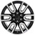 Black and Machine 20" AT4 Style Split Spoke Wheels for Chevy Silverado, Tahoe, Suburban - New Set of 4