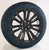 Gloss Black 22" Seven Split Spoke Wheels with 285/45R22 Tires for Chevy Silverado, Tahoe, Suburban - New Set of 4