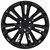 Gloss Black 22" Seven Split Spoke Wheels with 285/45R22 Tires for GMC Sierra, Yukon, Denali - New Set of 4